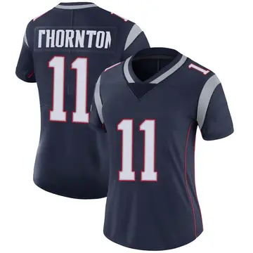 Nike Tyquan Thornton Women's Limited New England Patriots Navy Team Color Vapor Untouchable Jersey