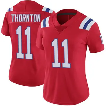 Nike Tyquan Thornton Women's Limited New England Patriots Red Vapor Untouchable Alternate Jersey