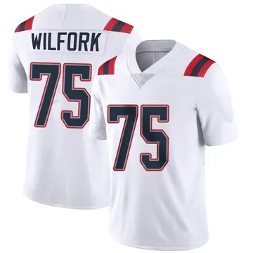 Nike Vince Wilfork Men's Limited New England Patriots White Vapor Untouchable Jersey