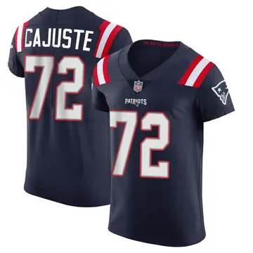 Nike Yodny Cajuste Men's Elite New England Patriots Navy Team Color Vapor Untouchable Jersey