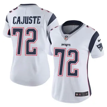 Nike Yodny Cajuste Women's Limited New England Patriots White Vapor Untouchable Jersey